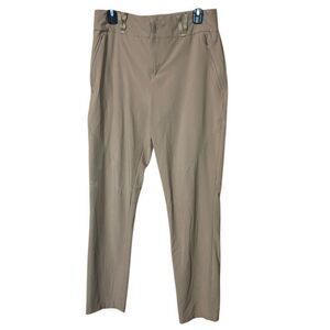 INDYEVA Pants Matkailu HV II Lightweight Hi-rise Tan Beige Pockets Women Size M
